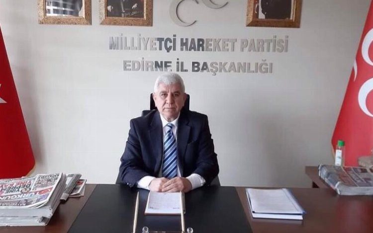 Edirne’de MHP’li Zakir Tercan’a çirkin saldırı