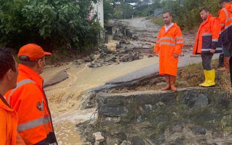 Samsun’u sağanak vurdu! Samsun’u sağanak vurdu!