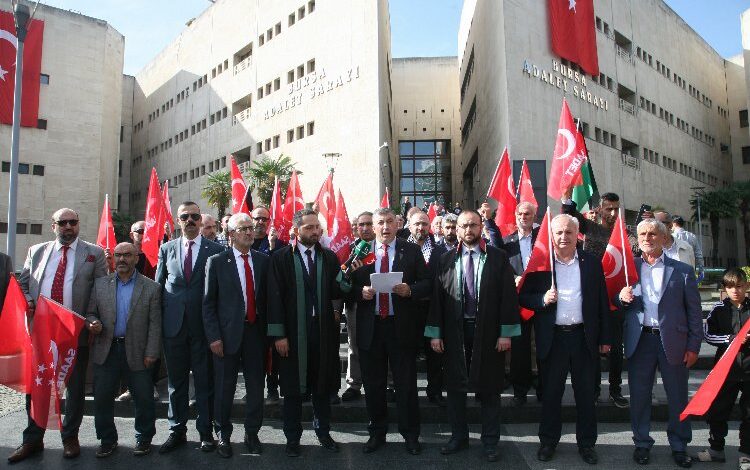 Saadet Partisi Bursa’dan İsrailli yetkililere suç duyurusu