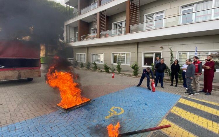 Manisa’da ‘temel yangın eğitimleri’ sürüyor
