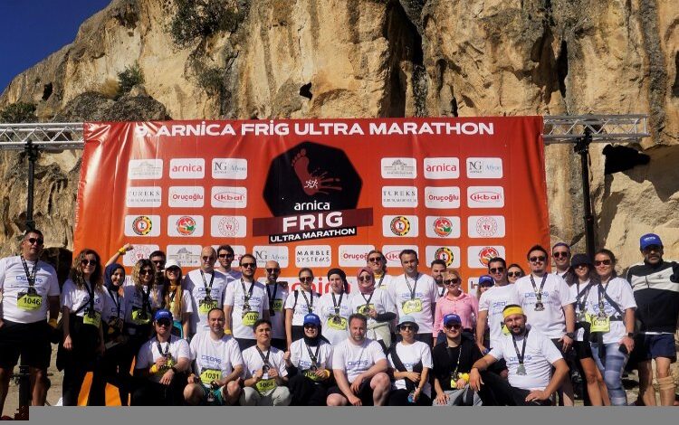 OEDAŞ 50 çalışanıyla Frig Ultra Maratonu’nda