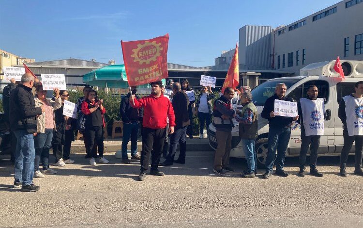 Bursa’da işten atılan tekstil işçilerine ‘Emek’ desteği Bursa’da işten atılan tekstil işçilerine ‘Emek’ desteği