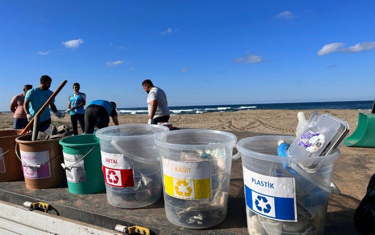 Uzunkum’dan 315 kilogram atık çıktı!