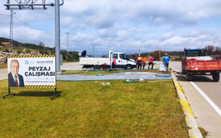 Üçağız Kavşağı’nda rengarenk kurakçıl peyzaj