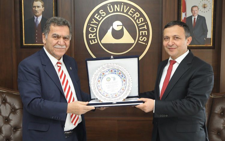 ERÜ Rektörü’ne Esnaf Kefalet ziyareti ERÜ Rektörü’ne Esnaf Kefalet ziyareti