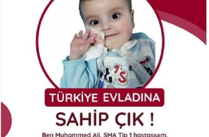 SMA hastası minik Muhammed Ali yardım bekliyor SMA hastası minik Muhammed Ali yardım bekliyor