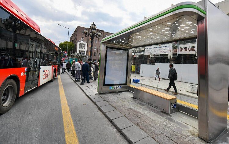 Başkent’e modern otobüs durakları Başkent’e modern otobüs durakları