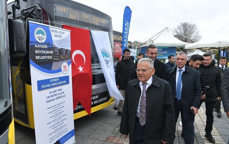 Kayseri’de otobüs filosuna ‘büyük’ katkı Kayseri’de otobüs filosuna ‘büyük’ katkı