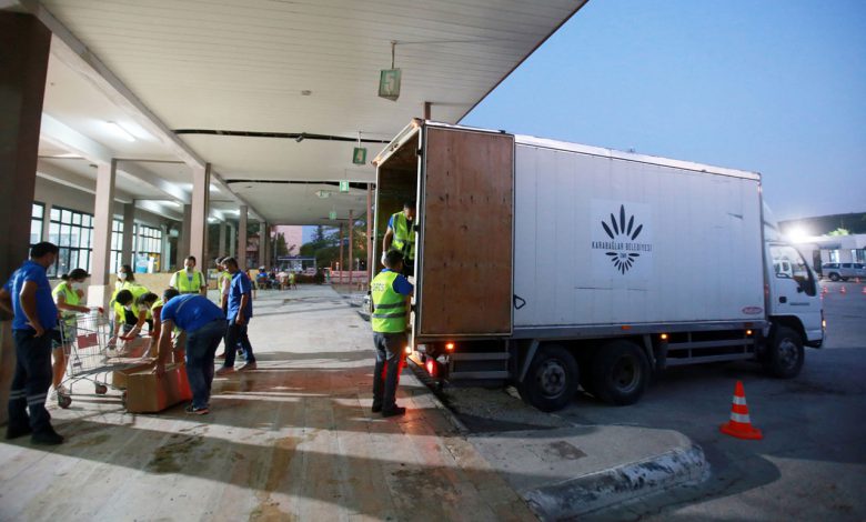 İzmir Karabağlar’dan Muğla’ya destek İzmir Karabağlar’dan Muğla’ya destek