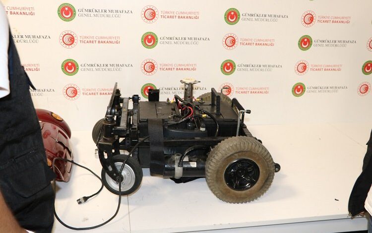 Akülü aracı kokainle doldurdular Akülü aracı kokainle doldurdular