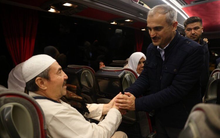 Çayırovalı hacı adaylar kutsal topraklarda