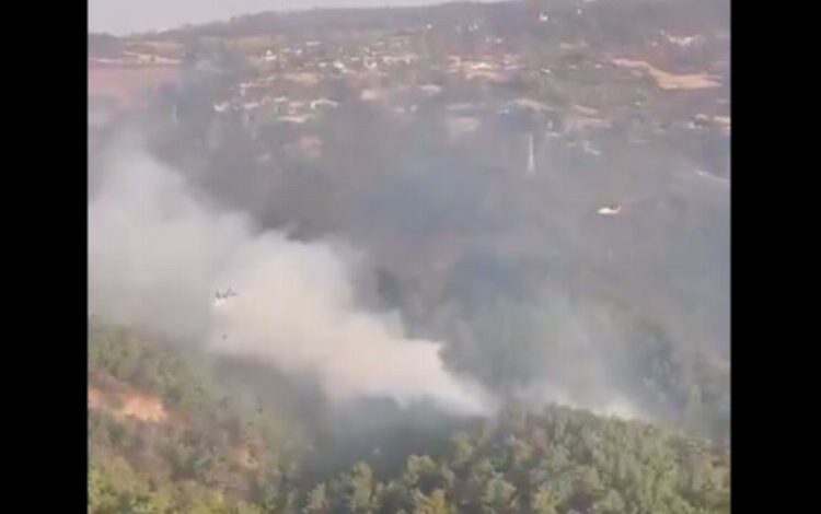 Çanakkale’deki yangında son durum… Çanakkele’de tedbir amaçlı kara ve deniz ulaşımı kapalı