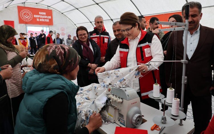 Afetzede kadınlara ekonomik teşvik