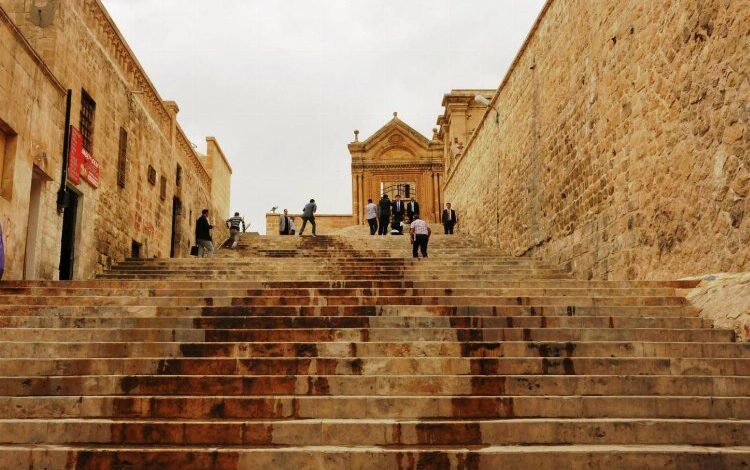 Mardin merdivenleri sanata dönüştü