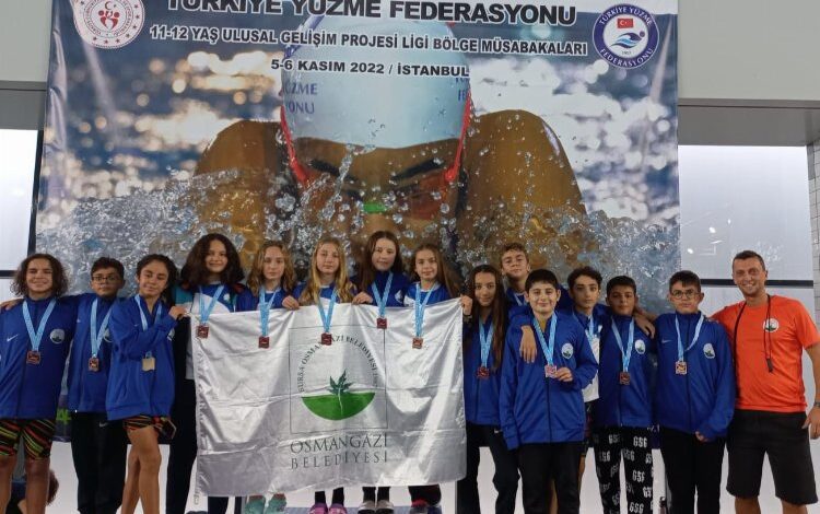 Bursa Osmangazili kulaçlar barajı geçti Bursa Osmangazili kulaçlar barajı geçti