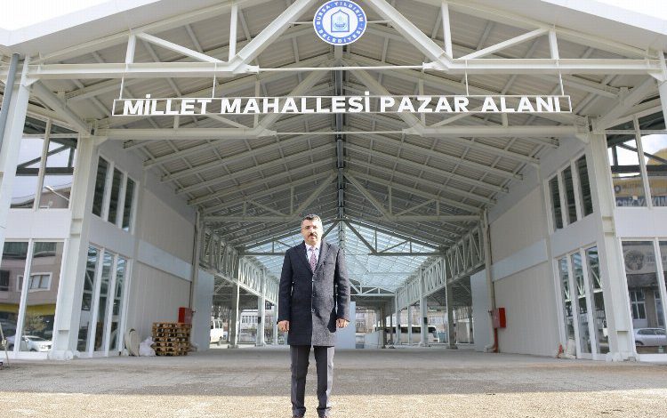 Bursa Yıldırım’da Millet Mahallesi’ne modern pazar alanı Bursa Yıldırım’da Millet Mahallesi’ne modern pazar alanı