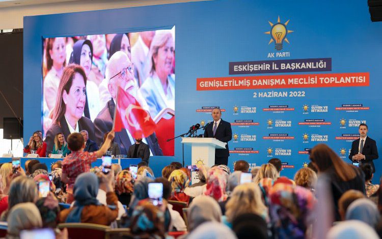 Mevlüt Çavuşoğlu Eskişehir’den dünyaya seslendi Mevlüt Çavuşoğlu Eskişehir’den dünyaya seslendi