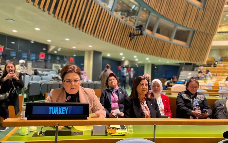 Bakan Yanık MIKTA ülkeleri adına konuştu Bakan Yanık MIKTA ülkeleri adına konuştu