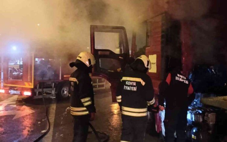 Konya’da güvenlik görevlisinin dikkati faciayı önledi