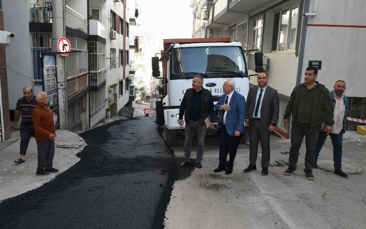 İzmir Karabağlar’da asfaltlama