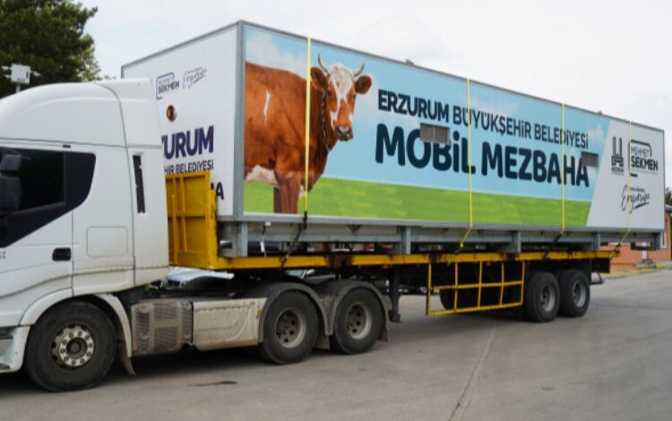 Erzurum’dan Adıyaman’a mobil mezbaha