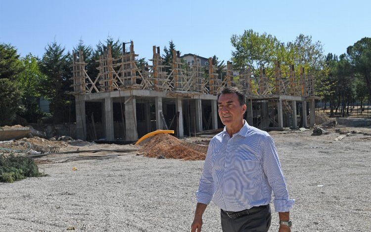 Emek spor tesisi hızla yükseliyor