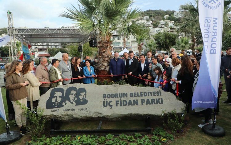 Bodrum’da ‘Üç Fidan Parkı’ açıldı