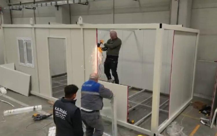 AFAD bölgede konteynerlerin yüzde 25’ini kurdu