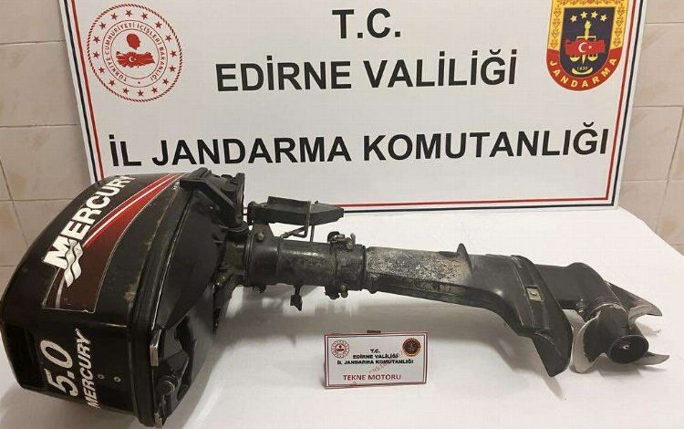 Enez’de tekne motoru hırsızlığı: 2 tutuklama