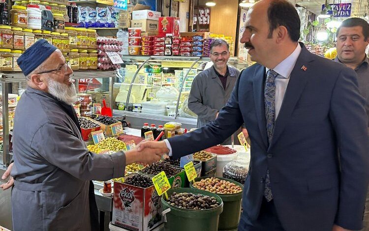 Konya’da Başkan Altay’dan esnaf ziyareti