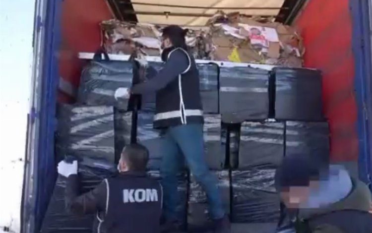 Mardin’de 61 bin 580 paket kaçak sigara ele geçirildi
