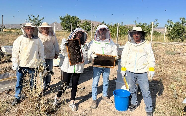 KAYÜ Yeşilhisar Meslek Yüksekokulu’nda bal hasadı KAYÜ Yeşilhisar Meslek Yüksekokulu’nda bal hasadı