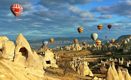 Uçhisar-Kapadokya-Türkiye'de gezilecek yerler-Göreme Milli Parkı