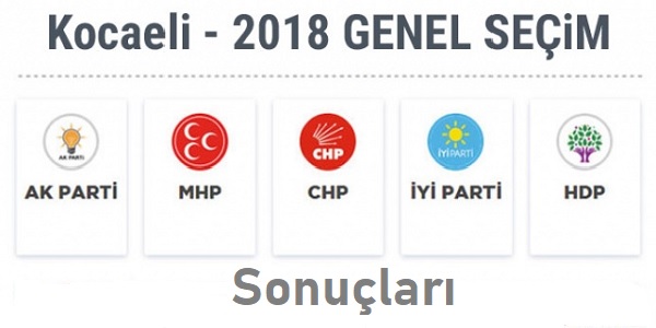 24 Haziran 2018 genel seçim Kocaeli sonuçları