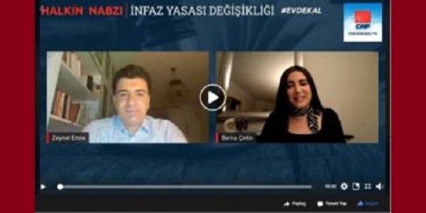 CHP Kocaeli infaz yasasıyla ilgili canlı yayın yaptı