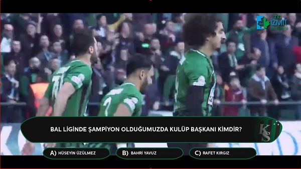 Kocaelispor bilgi yarışması Pazartesi günü başlıyor