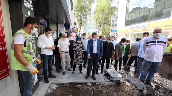 Büyükakın: “Alemdar Caddesi planlanan günden evvel bitecek”