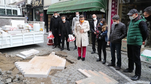 Fethiye Caddesi yenileme çalışmalarında ilk adım