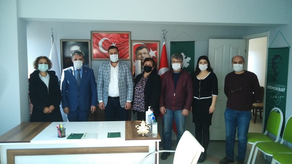 Gelecek Partisi Derince teşkilatı CHP Derince’yi ağırladı
