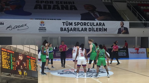 Euroleague öncesi İzmit Belediyespor Adana’da moral buldu