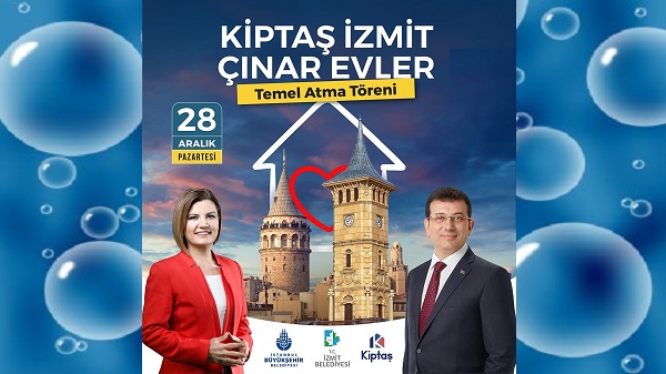 KİPTAŞ İzmit Çınar Evleri’n temeli yarın atılıyor