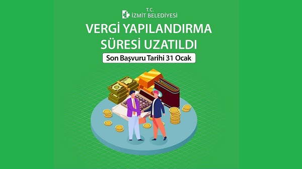 İzmit Belediyesi Yapılandırma süresini uzattı