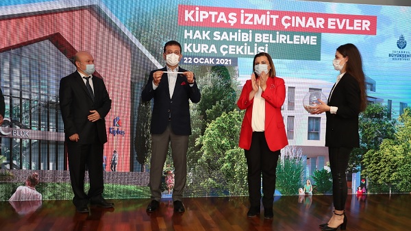 Kiptaş İzmit Çınar Evler’in hak sahipleri kurayla belirlendi