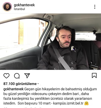 Gökhan Tevek'in paylaşımı