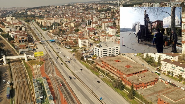 Kuruçeşme tramvay hattı yaya üst geçitleri için sondaj çalışması başladı