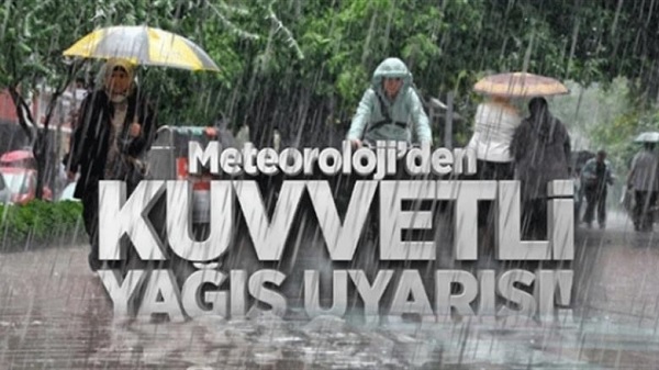 Marmara’nın Doğusunda Kuvvetli Yağışlar Bekleniyor