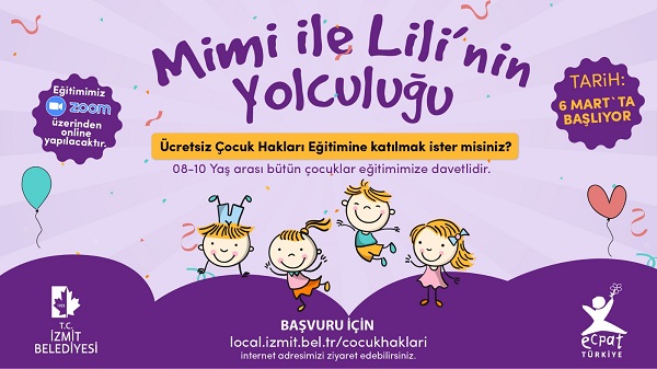 İzmit Belediyesi çocuklara haklarını Mimi ve Lili ile öğretecek