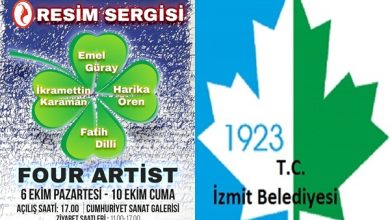 Cumhuriyet Sanat Galerisi “Four Artist” Sergisine ev sahipliği yapacak Cumhuriyet Sanat Galerisi “Four Artist” Sergisine ev sahipliği yapacak