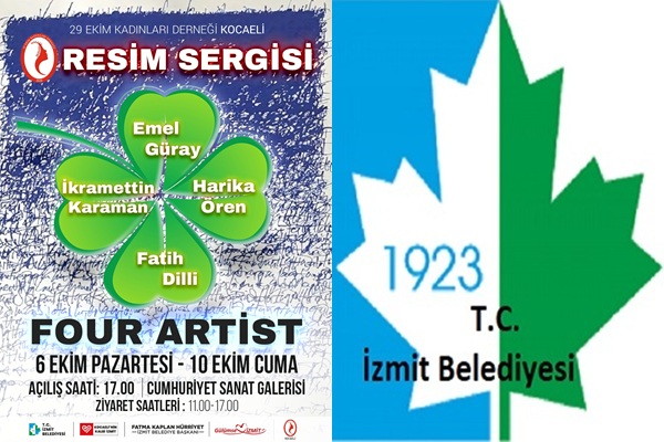 Cumhuriyet Sanat Galerisi “Four Artist” Sergisine ev sahipliği yapacak
