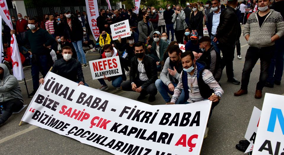 KKTC’de turizmciler ayaklandı! KKTC’de turizmciler ayaklandı!